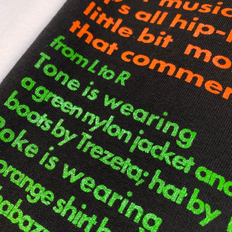 "THE TRACKMASTERS" 6.5oz HEAVY WEIGHT PROCLUB Tee Black