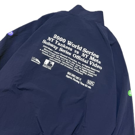 "SubwaySeries"Cottonlike NYLON JKT NAVY