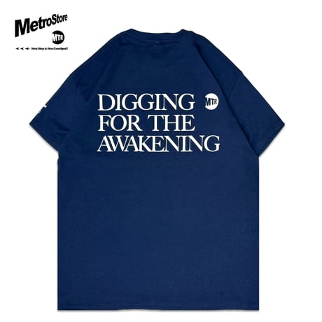 "THE AWAKENING" Pt1 6oz Cotton Tee Navy
