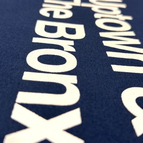 ”Uptown & The Bronx"A.C 6oz Tee Navy