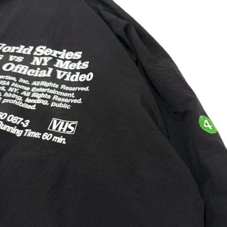 "SubwaySeries"Cottonlike NYLON JKT Black