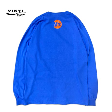 "Juice"  6oz  US Cotton L/S Tee Blue
