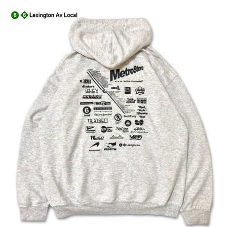 "Lexington Av Local" 8oz Hoodie Ash