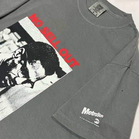 "NO SELLOUT" 6.1oz GarmentDye Tee Gray