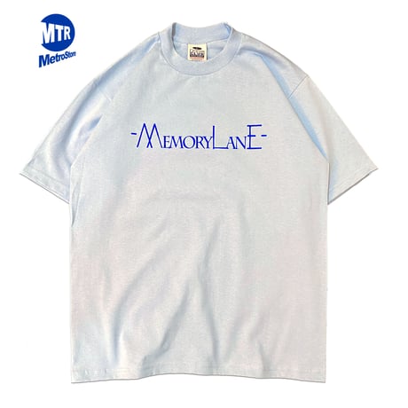 "MemoryLane Pt2"  6.5oz HeavyWeight S/S Tee SkyBlue