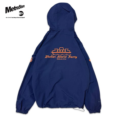 "StatenIslandFerry" NYLON ANNORAK PARKA NAVY