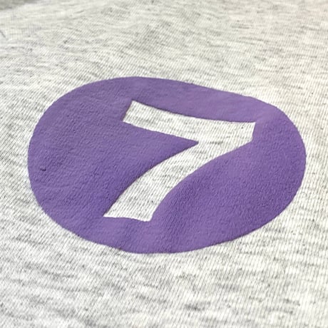 "The 7Train" 6oz US COTTON L/S Tee Ash