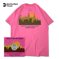 "ViewFromQueens" 6oz US COTTON S/S Tee PINK