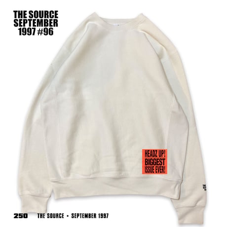 "CLASSIFIEDS 97" HeavyWeightSweat Cream