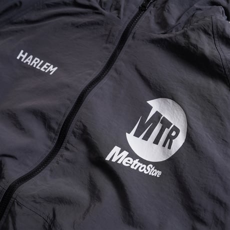 "THE HARLEM" Reversivle NYLON FREECE JKT GREY