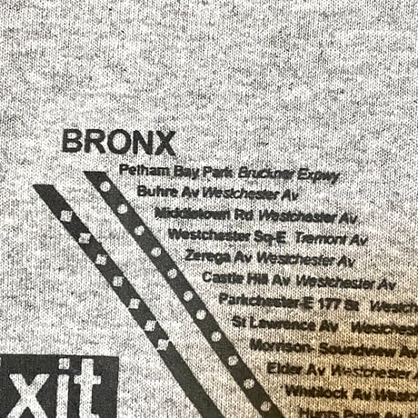 "Lexington Av Local" 6.5oz HeavyWeight L/S Tee Gray