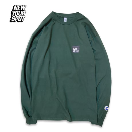 "125street AD" LongSleeveTee Green