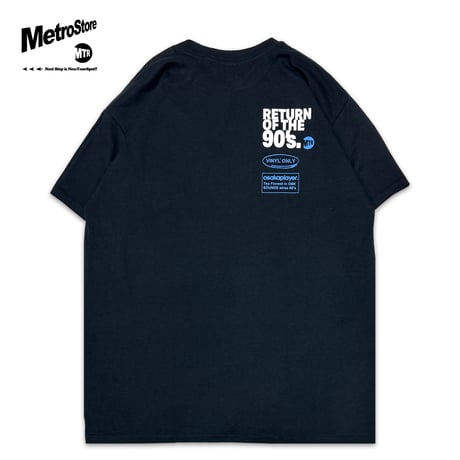 "Return of the 90's" AIR ZOOM 6oz S/S Tee Black