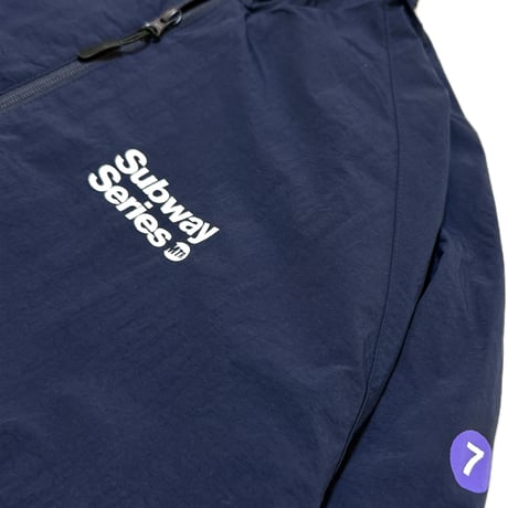 "SubwaySeries"Cottonlike NYLON JKT NAVY