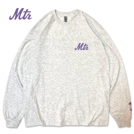 "The 7Train" 6oz US COTTON L/S Tee Ash