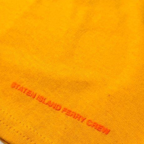 "StatenIslandFerry" US COTTON 6oz L/S Tee Yellow