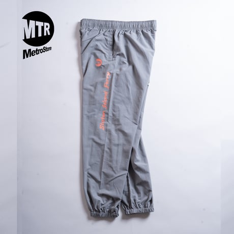 "STATEN ISLAND FERRY CREW TYPE" NYLON PANTS GRAY