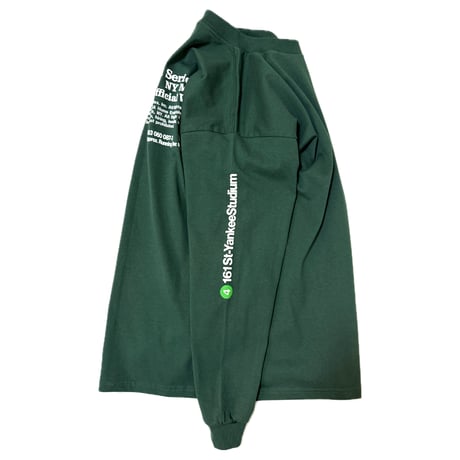 "SubwaySeries"6.5oz HeavyWeight L/S Tee Green