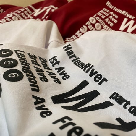 "HARLEM" 6.5oz HeavyWeight L/S Tee  White