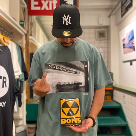 "BOM5" US COTTON L/S Tee BLK