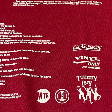 ”NO SELL OUT Tee ” CardinalRed
