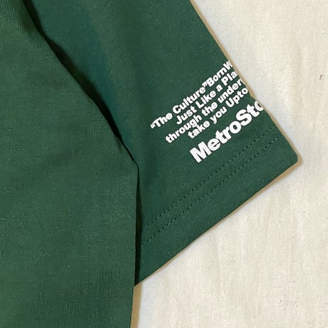 ”TheMap1987”  PRO CLUB 6.5oz HeavyWeight Cotton Tee  Green