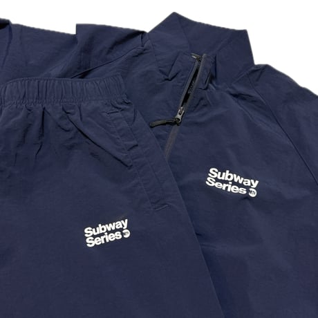 "SubwaySeries"Cottonlike NYLON JKT Black
