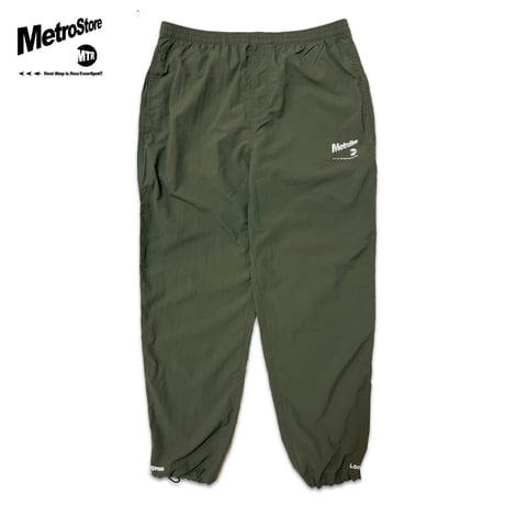 "MTR" NYLON PANTS  OLIVE GREEN