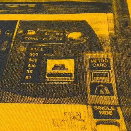 "Vending Machine" US COTTON 6oz S/S Tee GOLD YELLOW