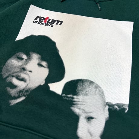 "Return of the 90's" 10oz Hoodie  Green