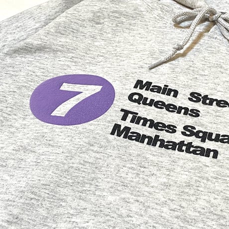 "The 7Train Pt2" 8oz Hoodie Ash