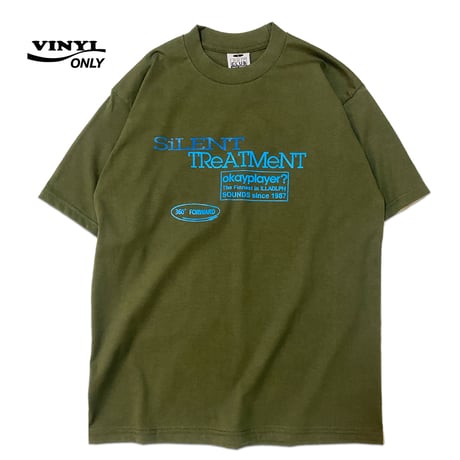 "SilenTreatment"  6.5oz HeavyWeight S/S Tee OliveGreen  pt2