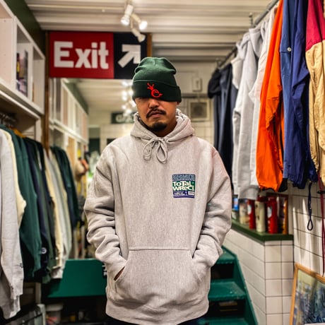 "Phillie VINYL" HeavyWeightHoodie AshGrey