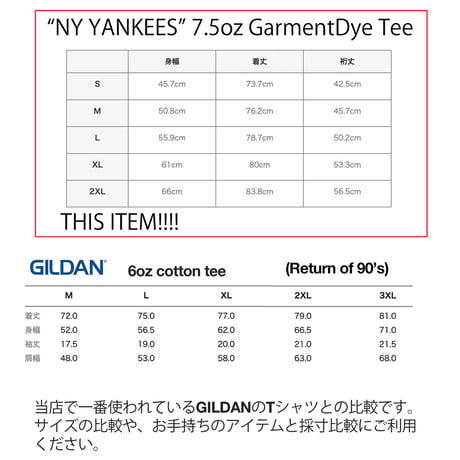 "THE BRONX BOMBERS" 7.5oz GarmentDye Heavyweight Tee ShadowBlack