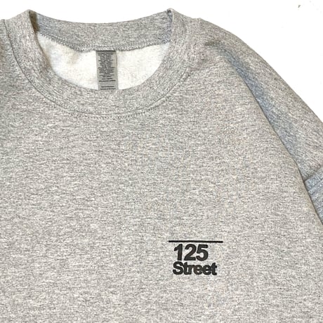 "125street AD"  8oz Sweat MixGray
