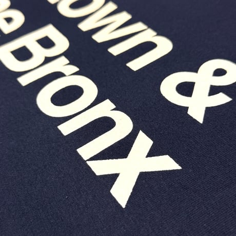 ”Uptown & The Bronx"A.C 6oz Tee Navy