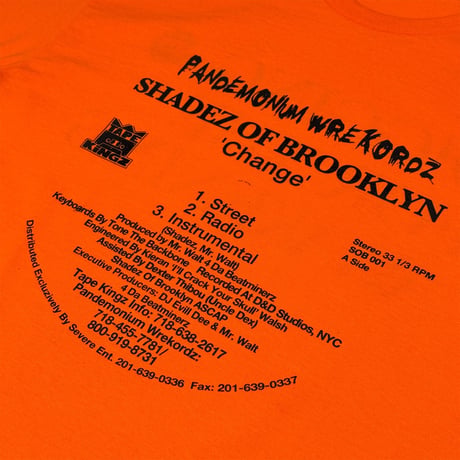 "THE AWAKENING" Pt2 CHANGE 6oz Cotton Tee SafetyOrange