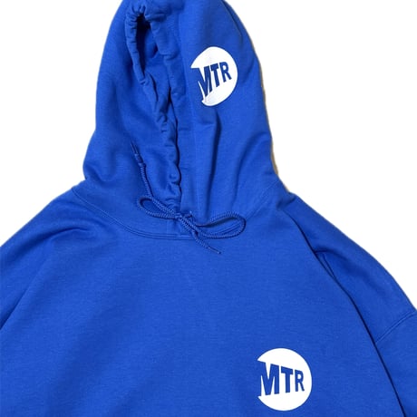 "MTR" 8oz Cotton Hoodie Blue
