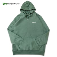 "Lexington Av Local" 13.5oz HeavyWeightHoodie Green