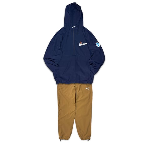 "MTR BASIC" NYLON ANNORAK PARKA NAVY