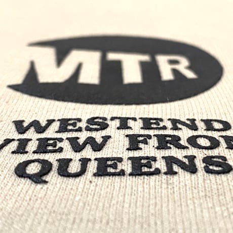"ViewFromQueens" 8oz HOODIE SAND