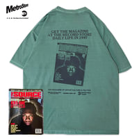 "THE MAGAZINE 1997" 6.1oz Garment Dyed Tee LightGreen