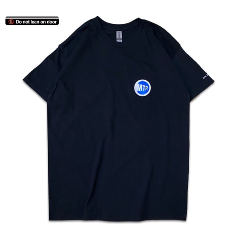 ”Do Not Lean On Door" 6oz S/S Tee Black