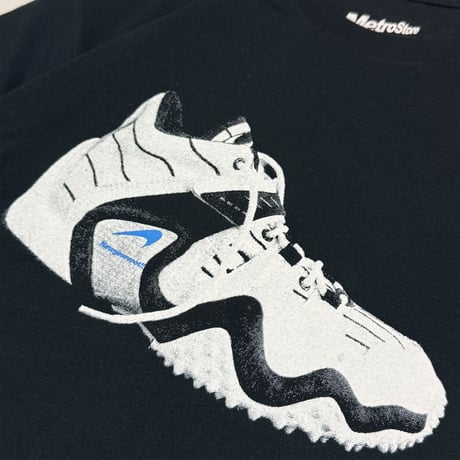 "Return of the 90's" AIR ZOOM 6oz S/S Tee Black