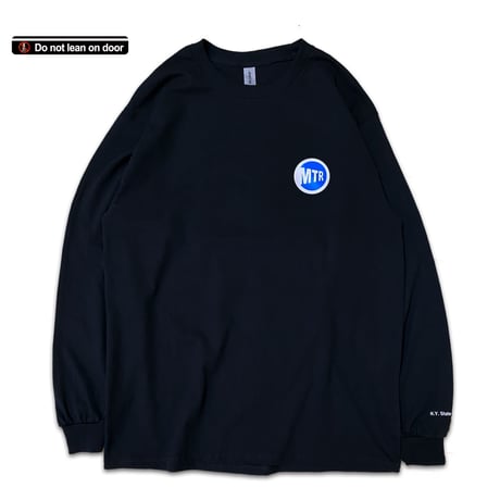 ”Do Not Lean On Door" 6oz L/S Tee Black