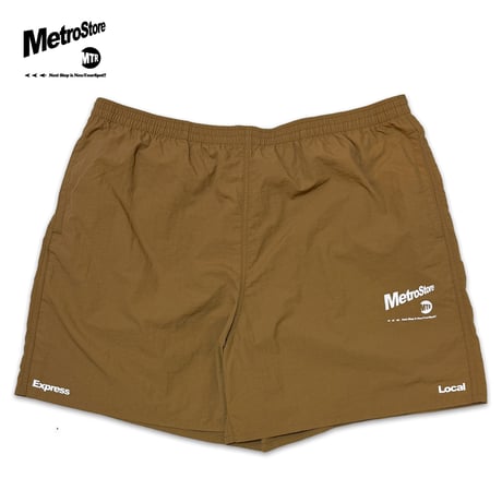 "MTR" NYLON SHORTS Coral.Brown.Olive
