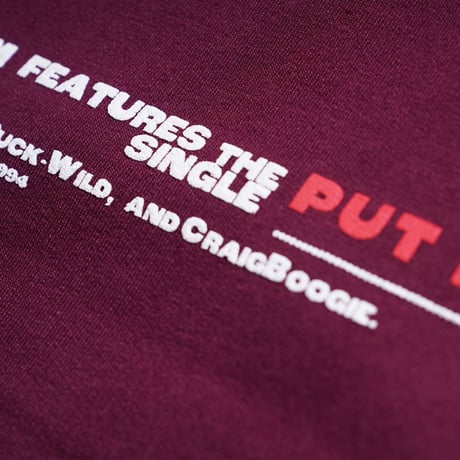 "BIG L DEBUT ALBUM AD" 8oz Hoodie BURGANDY