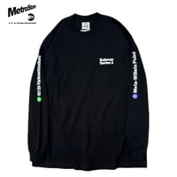 "SubwaySeries"6.5oz HeavyWeight L/S Tee Blk