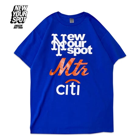 "WilletsPoint Tee" FrontPrint Blue