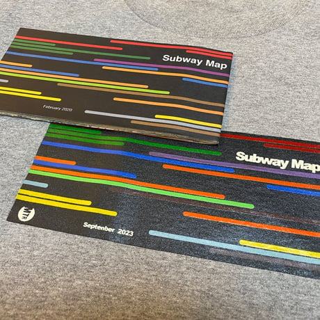 "The SUBWAY MAP HARLEM" 6.5oz HeavyWeight Tee Gray